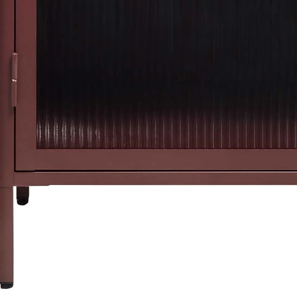 Online Rote Wohnzimmervitrine Arsizion Vitrinenschrank|Stauraumvitrinen