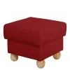 Roter Beistellhocker Claudira*Pharao24 Outlet