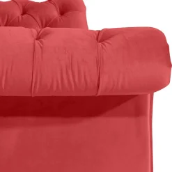 Best Rotes Zweier Sofa Akper Wohnzimmercouch|2 Sitzer Sofa