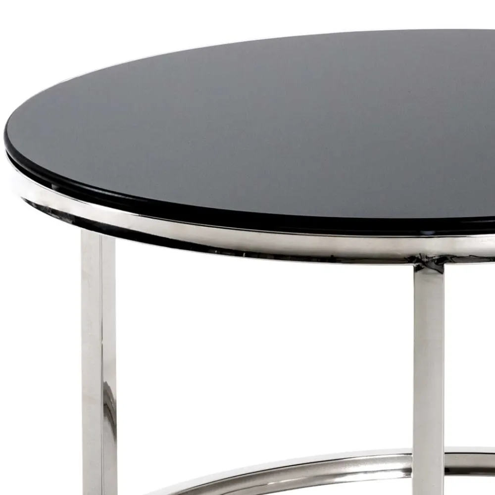 Runder Beistelltisch Danaha Glastische