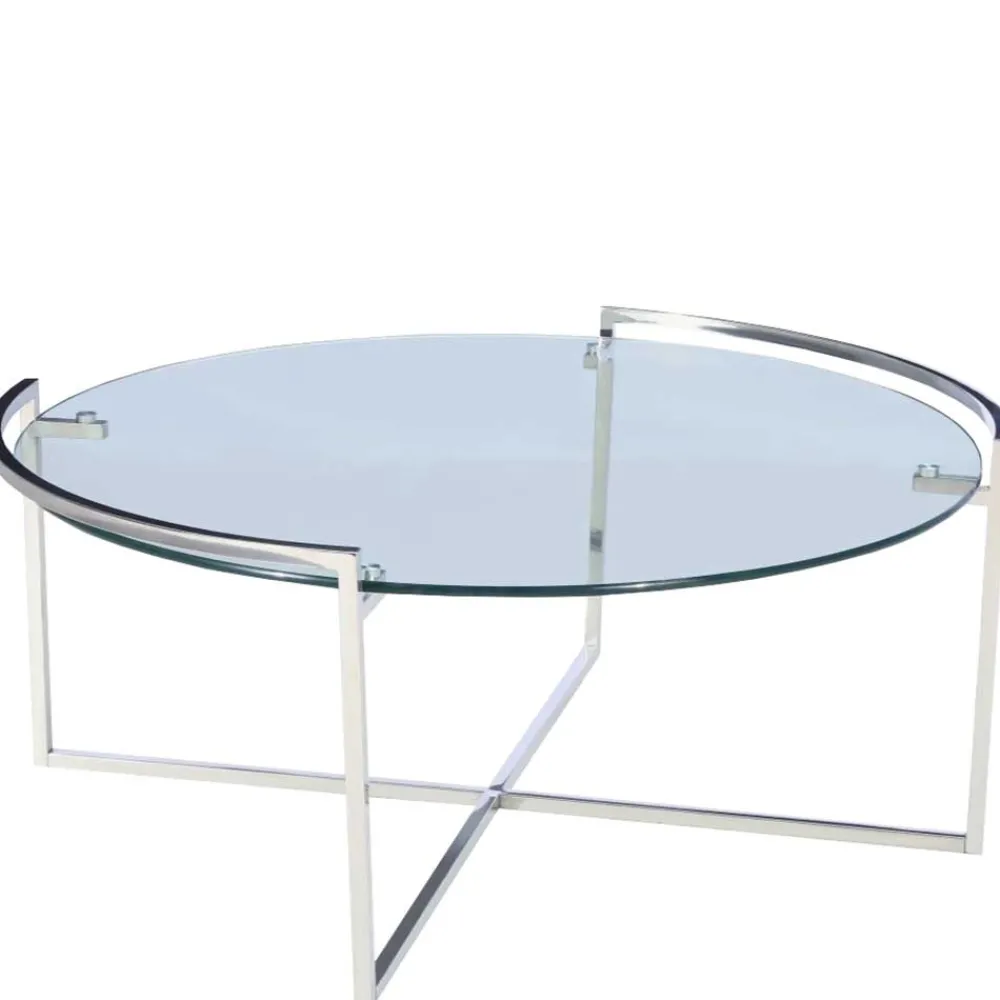Discount Runder Glastisch Xamento Wohnzimmertisch|Glastische