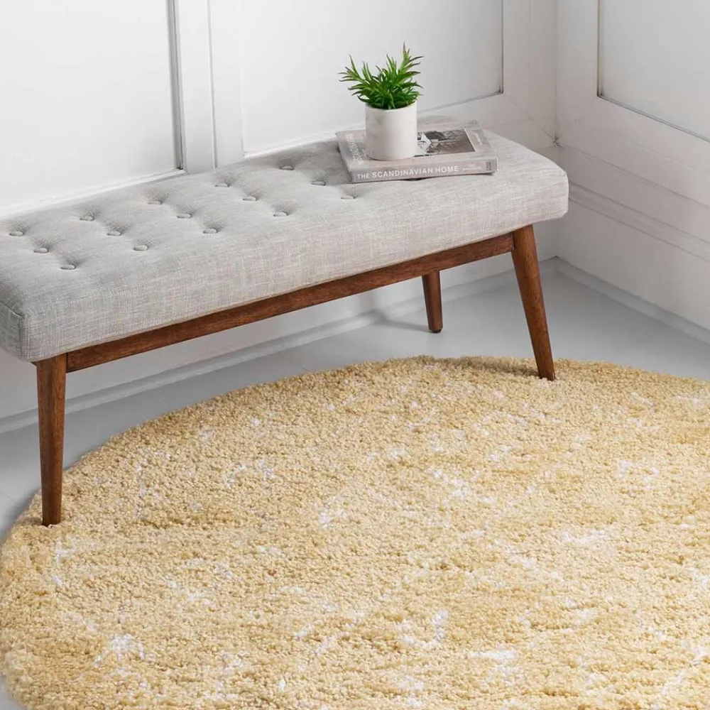 Hot Runder Hochflor Teppich Aktemus Teppiche