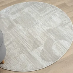 Runder Kurzflor Teppich Calcalero*Pharao24 Clearance