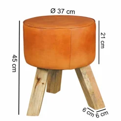 Runder Sitzhocker Evanuela*Pharao24 Best