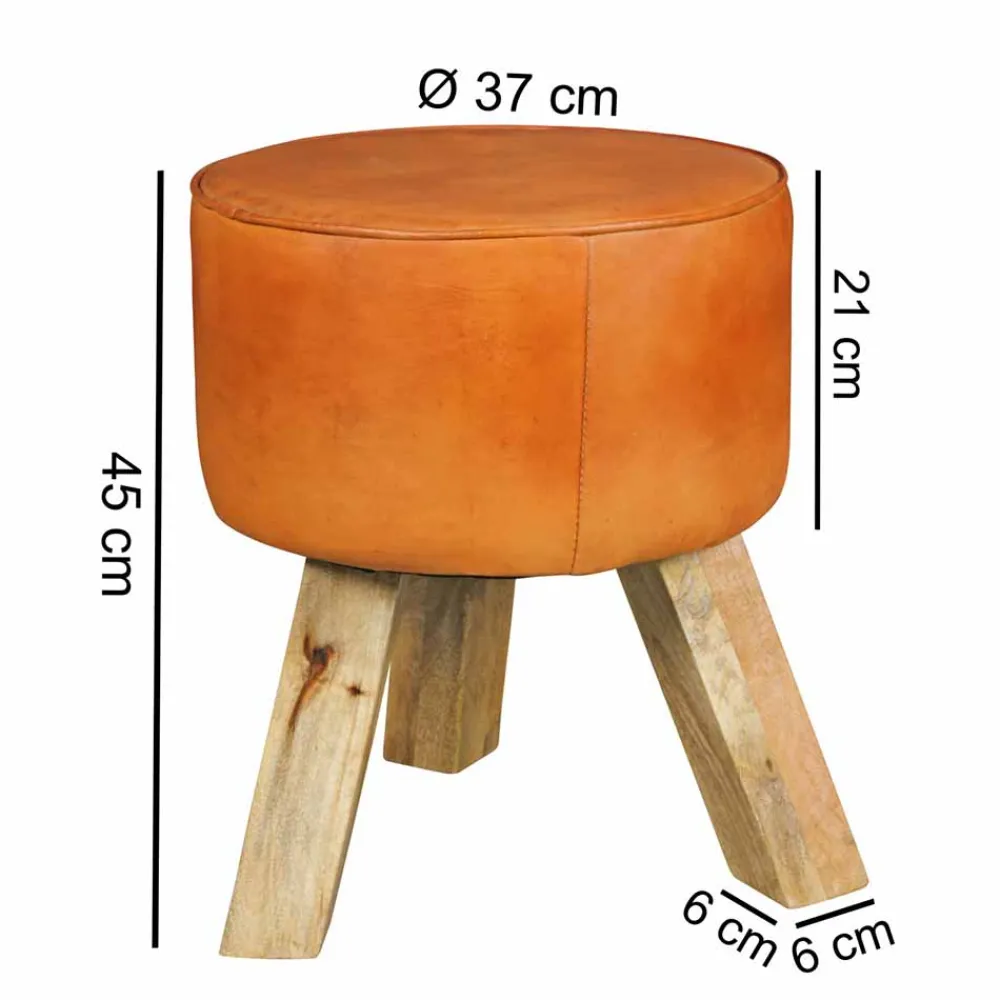 Runder Sitzhocker Evanuela*Pharao24 Best