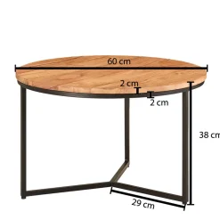 Runder Sofatisch Retro Bergamo*Pharao24 Clearance