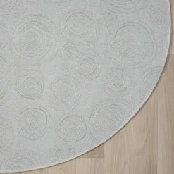 Runder Struktur Teppich Hotti*Pharao24