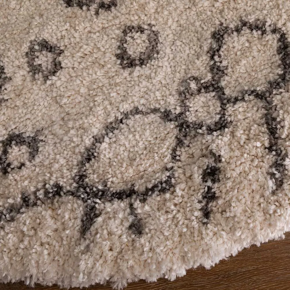 Clearance Runder Teppich mit Muster Quelina Teppiche