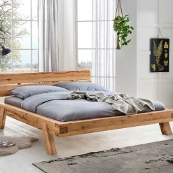 Rustikales Holzbett Kenzy*Pharao24 Online