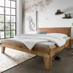 Hot Rustikales Holzbett Vercion Massivholzmöbel|Komfortbetten