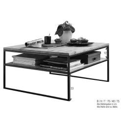 Outlet Salontisch Coozia Wohnzimmertisch|Massivholztische