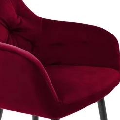 Discount Samt Armlehnstuhl Kitan Küchenstühle|Esszimmerstühle