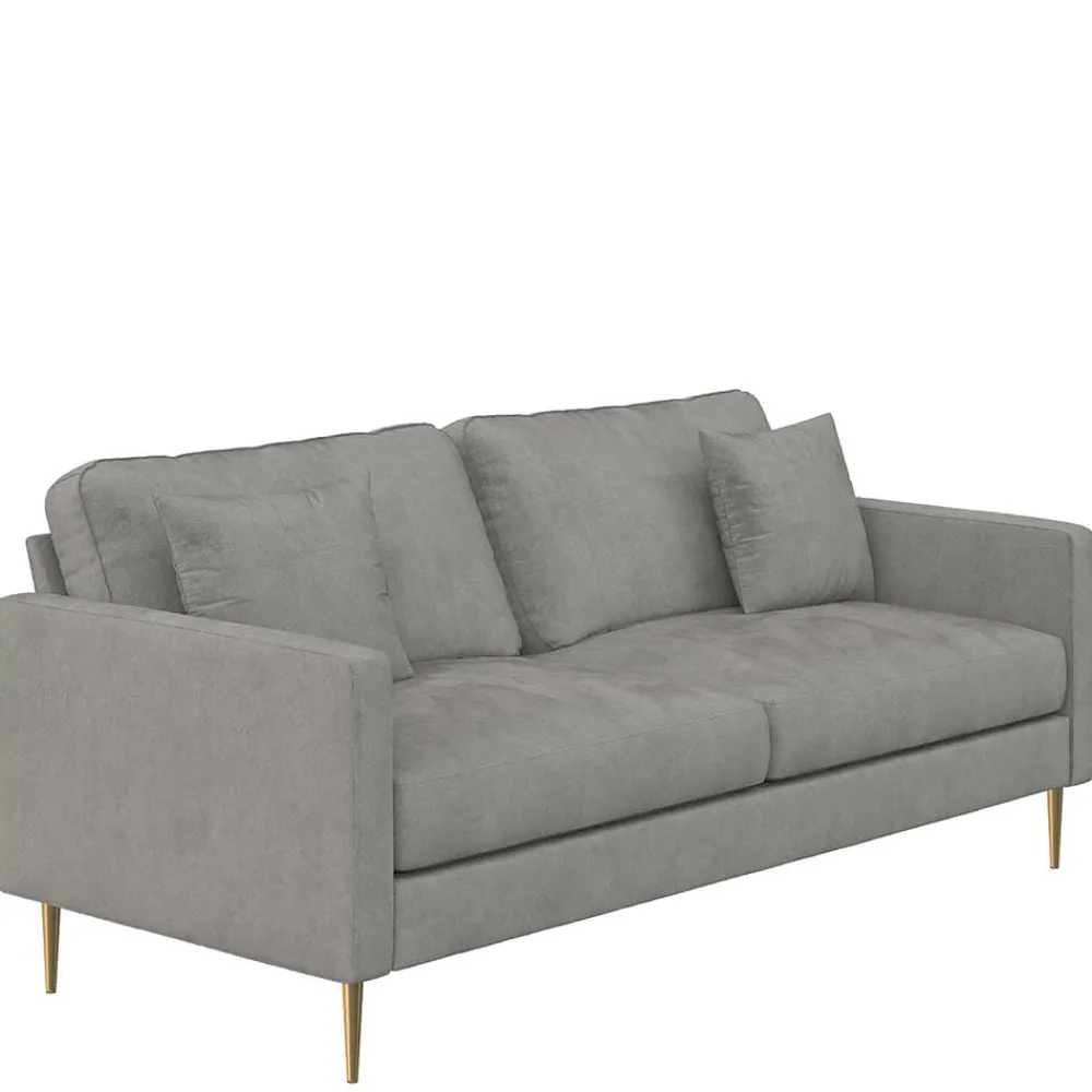 Samt Dreier Sofa Safda*Pharao24