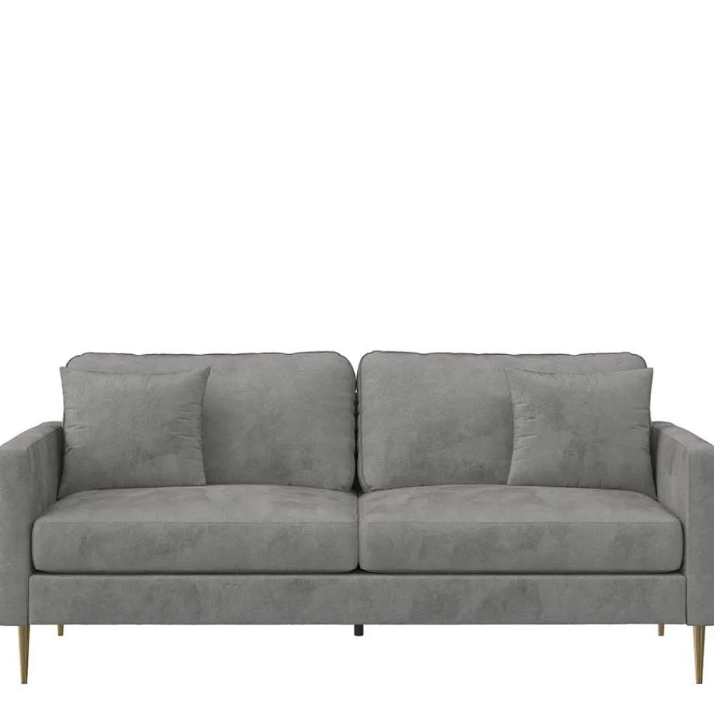 Samt Dreier Sofa Safda*Pharao24