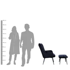 Outlet Samt Einzelsessel Ceano Wohnzimmer Sessel|Relaxsessel