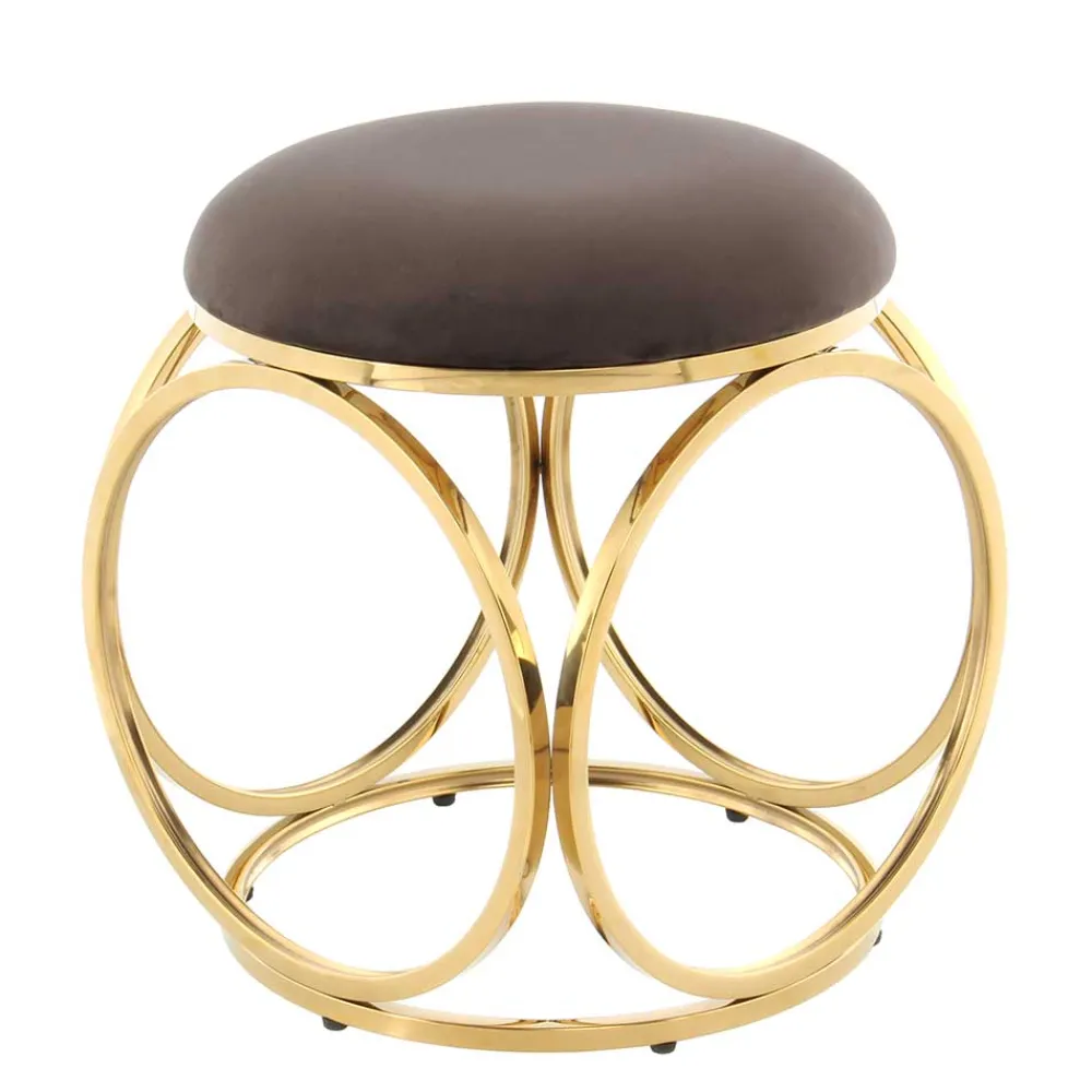 Discount Samt Hocker Sektinus Sitzhocker