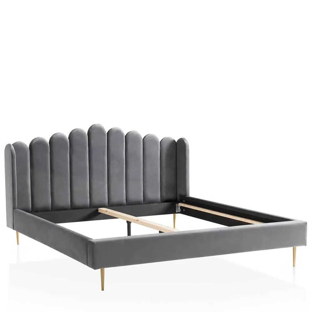 New Samt Polster Bett Nelson Polsterbetten