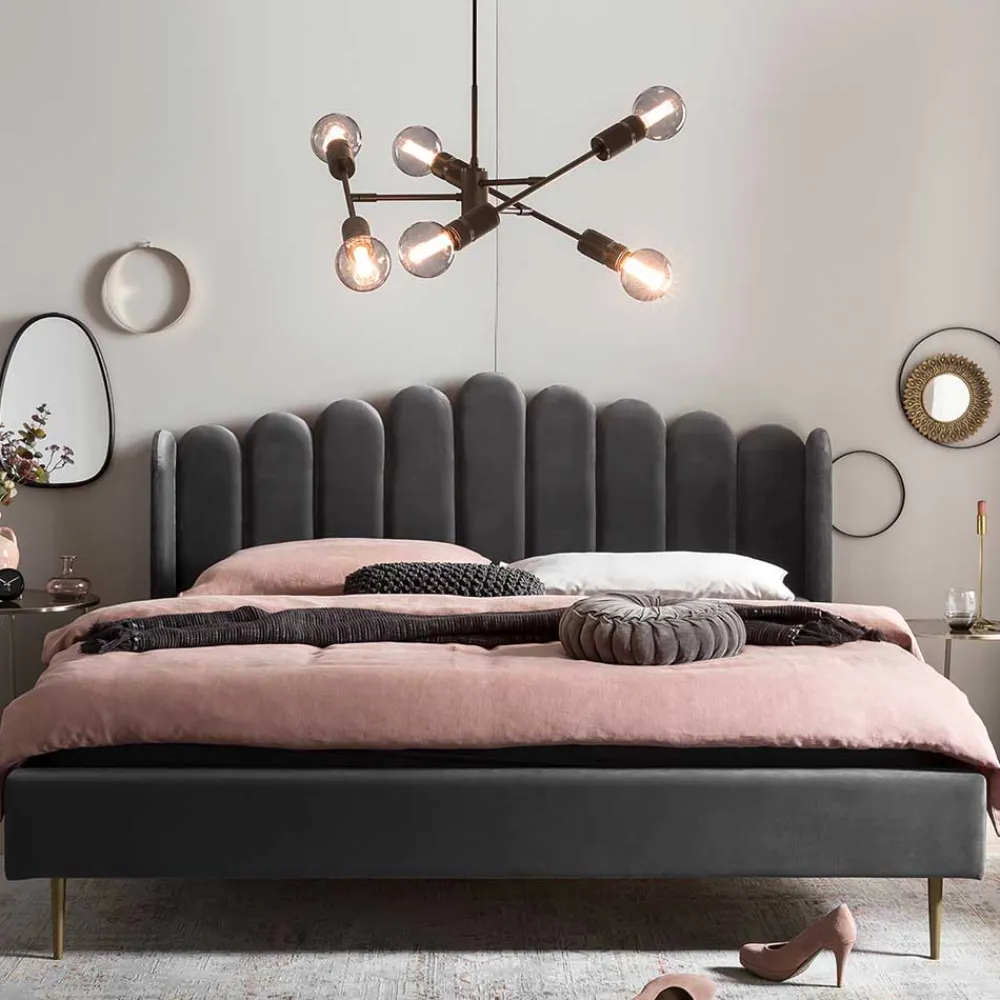 New Samt Polster Bett Nelson Polsterbetten