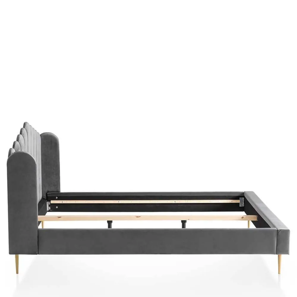 New Samt Polster Bett Nelson Polsterbetten