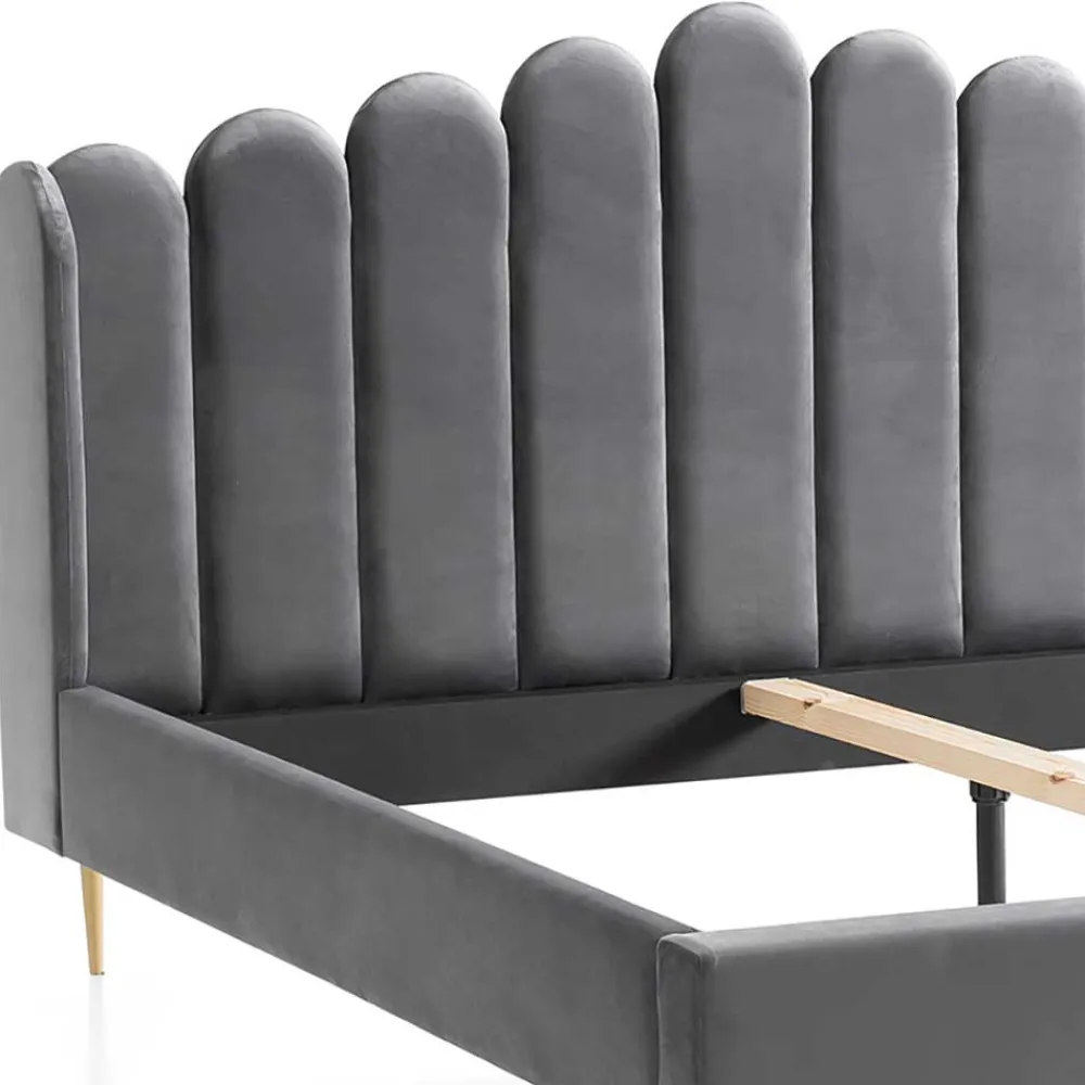 New Samt Polster Bett Nelson Polsterbetten