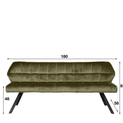 Samt Polsterbank Ojana*Pharao24 Online