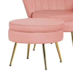 Samt Polsterhocker Hardy*Pharao24 Clearance