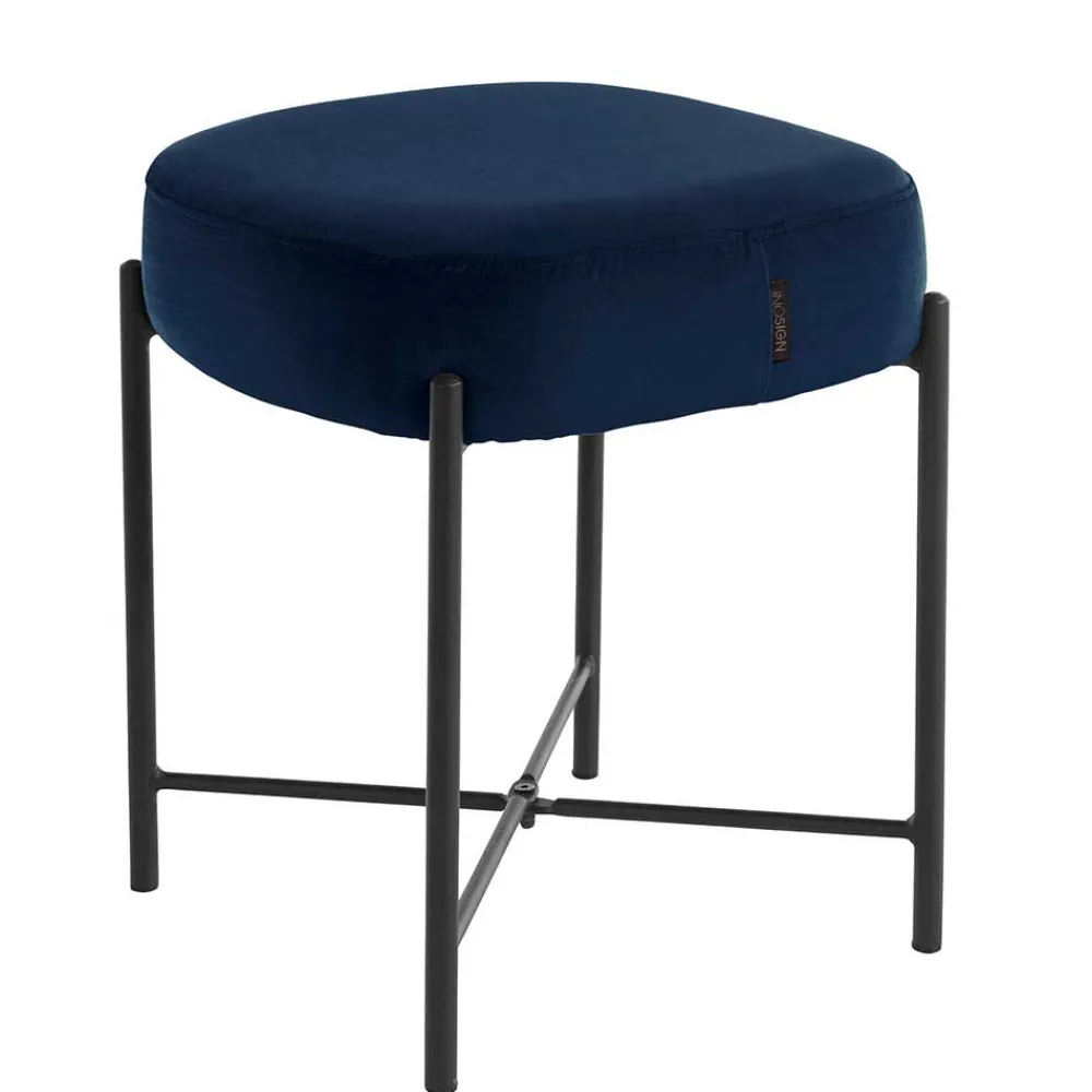 Samt Polsterhocker Tevano*Pharao24 Best