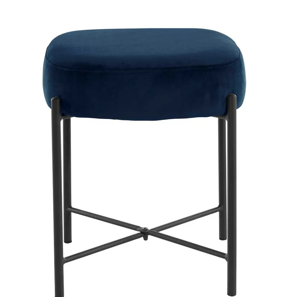 Samt Polsterhocker Tevano*Pharao24 Best