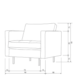 Samt Sessel Klasvan*Pharao24 Discount