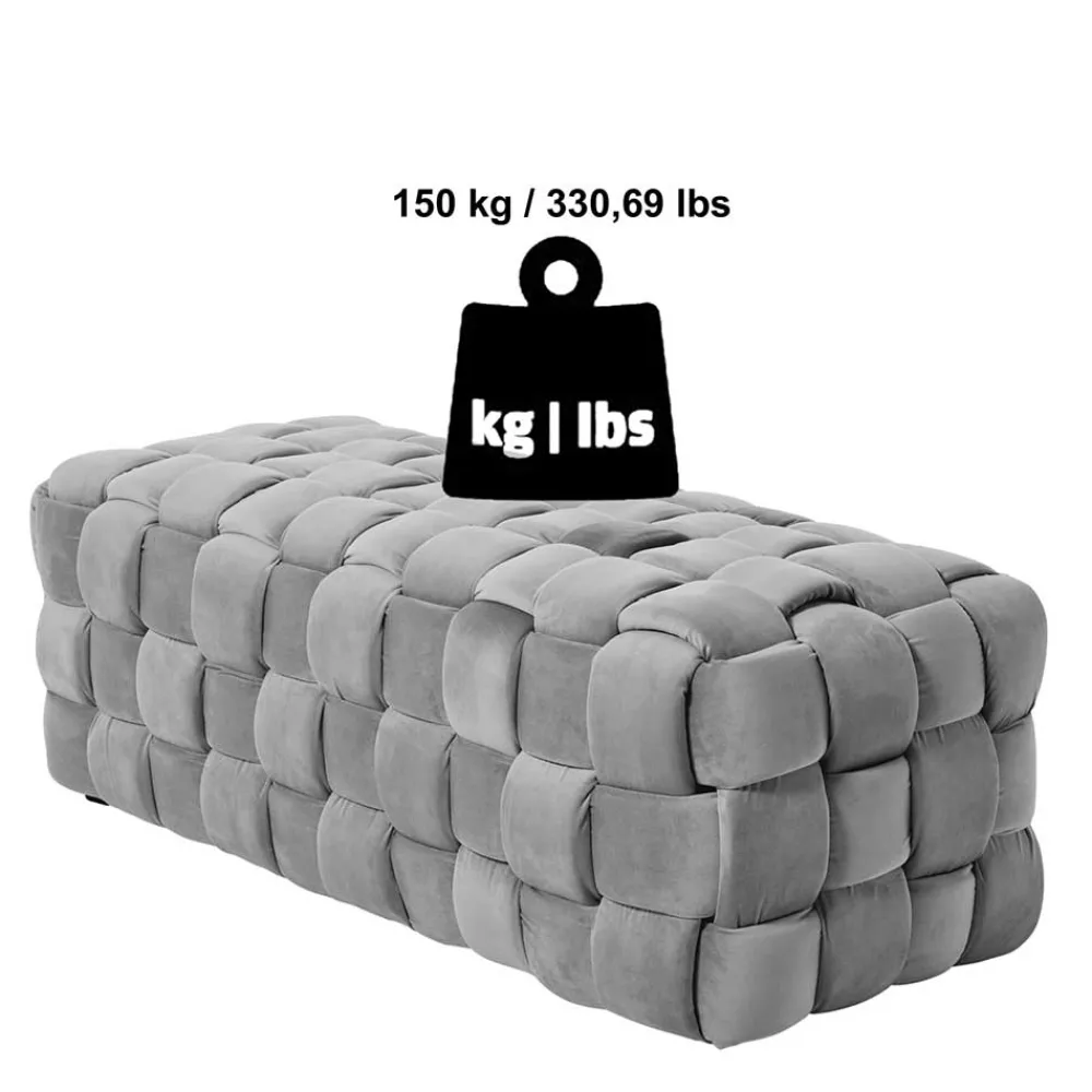 Samt Stoffbank Costian Polsterbänke|Schlafzimmerbänke