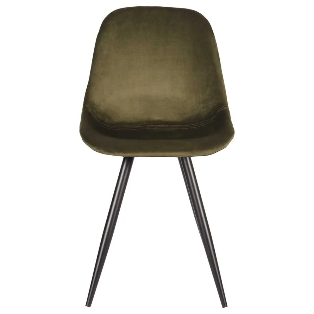 Samt Stuhl Oliv Set Montone*Pharao24 Hot