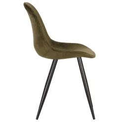 Samt Stuhl Oliv Set Montone*Pharao24 Hot