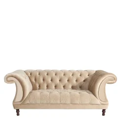 Hot Samtvelours Sofa Segin 2 Sitzer Sofa