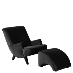 Clearance Samtvelours Wohnzimmer Sessel Vreneta Relaxsessel