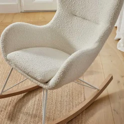 New Schaukelsessel Convilla Wohnzimmer Sessel|Ohrensessel