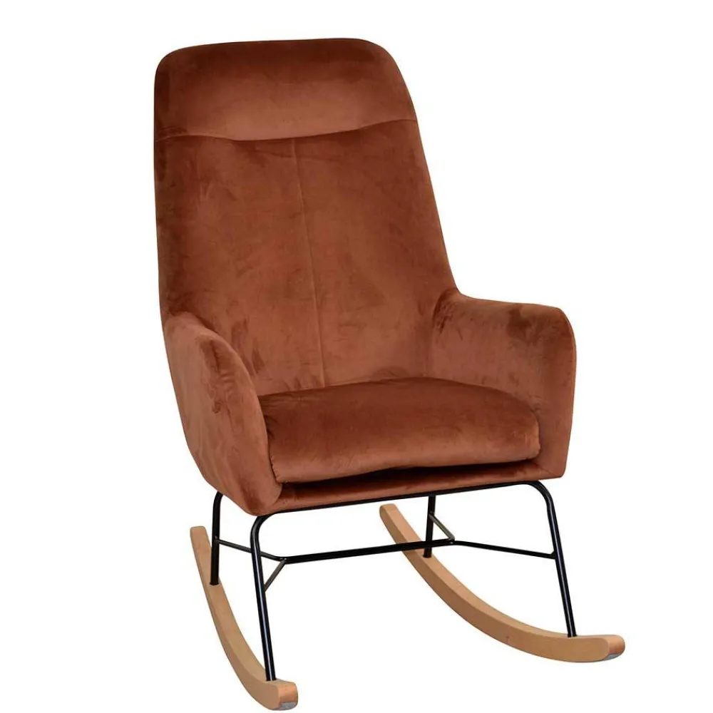 Discount Schaukelstuhl Samt Viborg Wohnzimmer Sessel