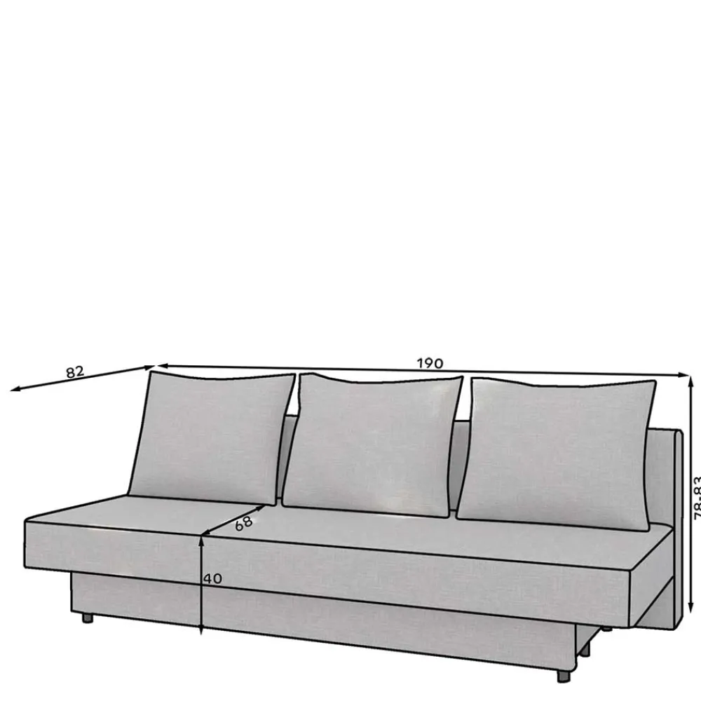 Best Schlafsofa Zytamos 2 Sitzer Sofa|Schlafsofas