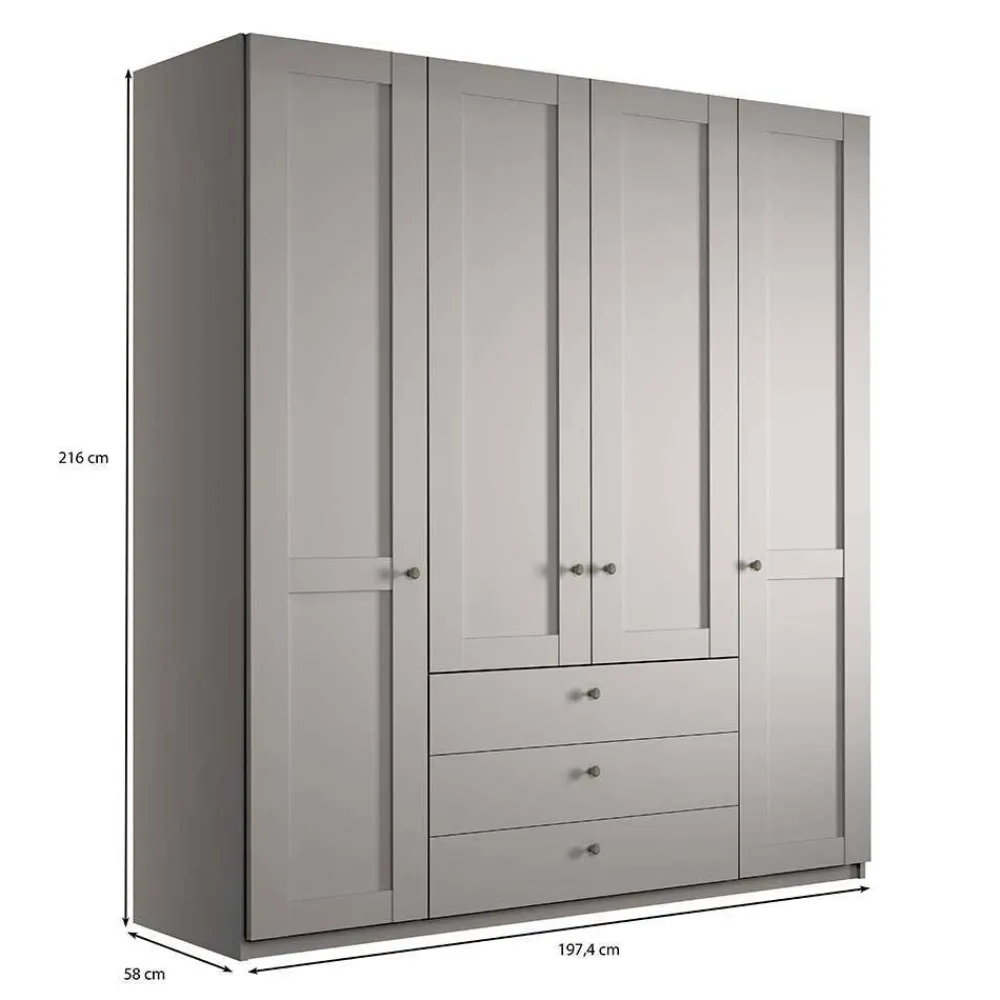 Schlafzimmer Set Hellgrau Saconso*Pharao24 Online