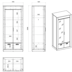 Schlafzimmer Set Studiana*Pharao24