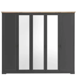 Hot Schlafzimmerkleiderschrank Trujano Drehtürenschränke|Kleiderschränke