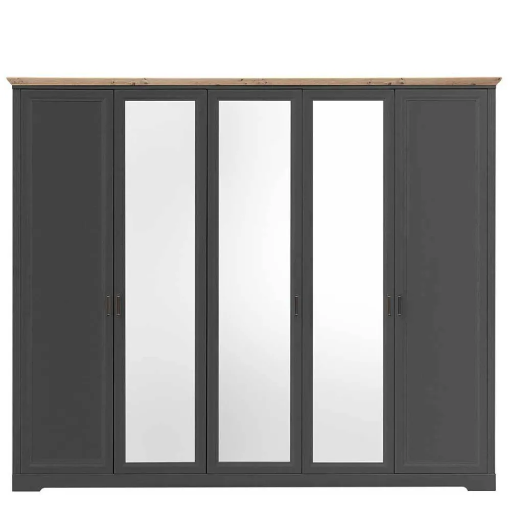 Hot Schlafzimmerkleiderschrank Trujano Drehtürenschränke|Kleiderschränke