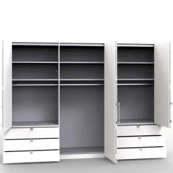 Schlafzimmerkleiderschrank Faszana*Pharao24 Outlet