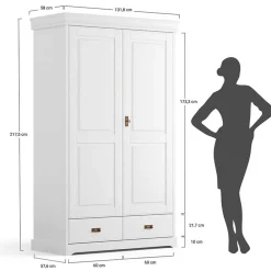 Schlafzimmerschrank Aluko*Pharao24 New