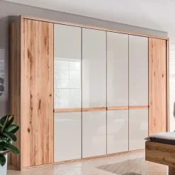 Discount Schlafzimmerschrank Jassena Massivholz Schränke|Drehtürenschränke