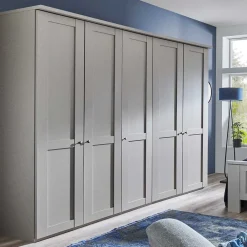 Schlafzimmerschrank 5-tuerig Saconso*Pharao24