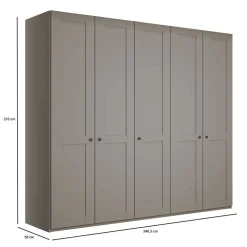 Schlafzimmerschrank 5-tuerig Saconso*Pharao24