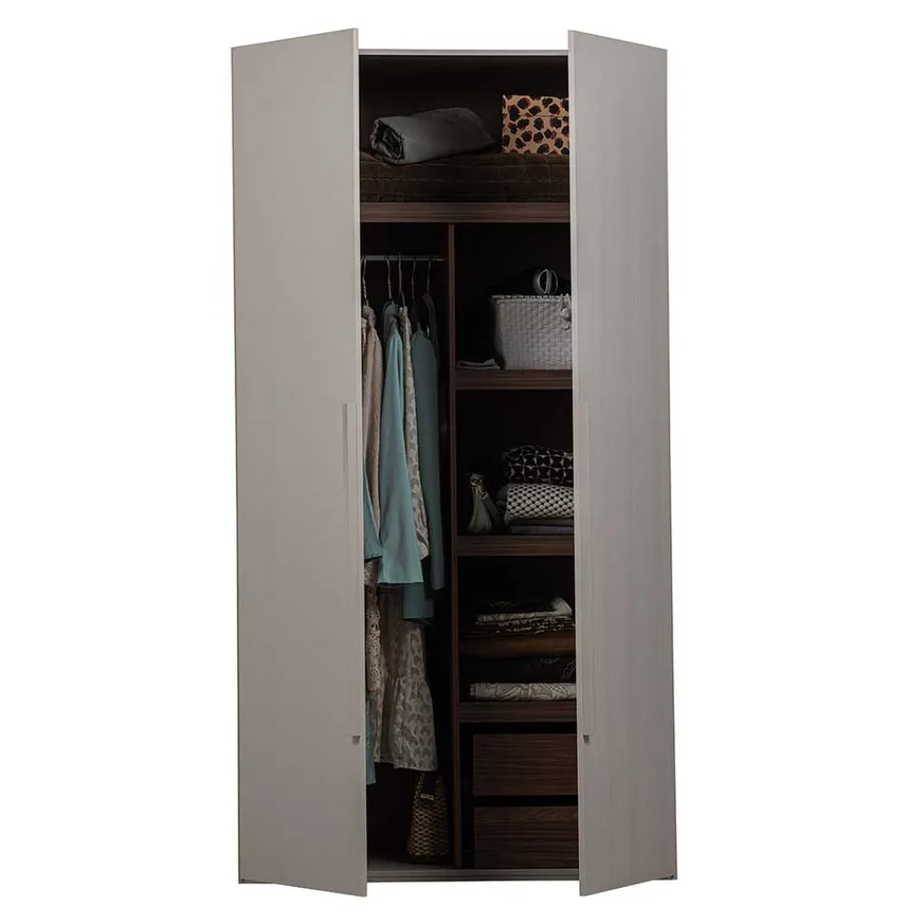 New Schlafzimmerschrank Vivien Drehtürenschränke|Kleiderschränke