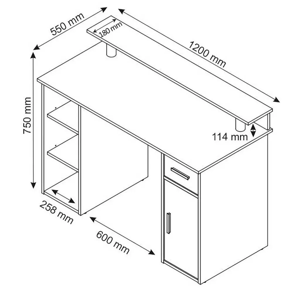 Schülerschreibtisch Andrameta*Pharao24 Outlet