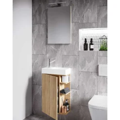 Online Schmales Badmöbel Set Tujamy Badmöbel Sets