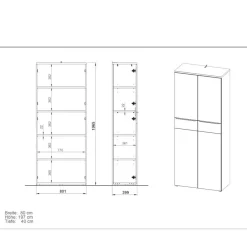 Schrank Büro Sanu*Pharao24 Clearance